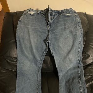 Levi and co signature jeans plus size 18 med and short size 2 pairs.
